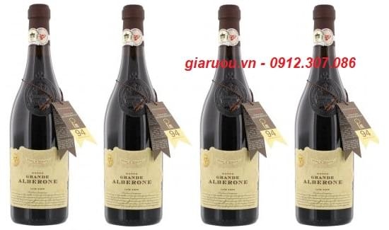 GIÁ TỐT: 610.000đ - VANG Ý GRANDE ALBERONE ROSSO 94