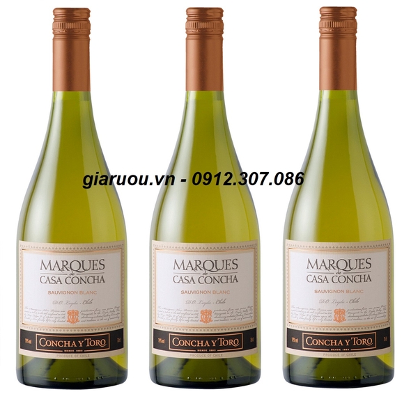 VANG CHILE MARQUES CASA CONCHA SAUVIGNON BLANC UỐNG NGON GIÁ CỰC RẺ