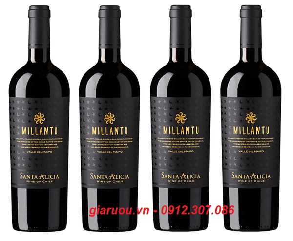 NHÀ PHÂN PHỐI VANG CHILE MILLANTU CHÍNH HÃNG GIÁ TỐT NHẤT HÀ NỘI