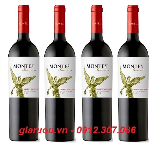 BÁN BUÔN VANG CHILE MONTES CLASSIC SERIES CABERNET SAUVIGNON
