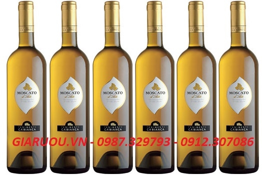 PHÂN PHỐI RƯỢU VANG NGỌT Ý MOSCATO D'ASTI CA'BIANCA GIÁ RẺ NHẤT