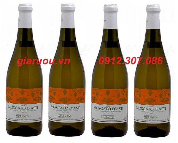 VANG NGỌT Ý MOSCATO D'ASTI MORANDO - HÀNG CHUẨN, UỐNG NGON, GIÁ ƯU ĐÃI NHẤT