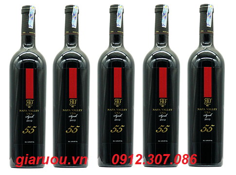 CHUYÊN PHÂN PHỐI RƯỢU VANG MỸ NAPA VALLEY 55 SYRAH GIÁ RẺ NHẤT