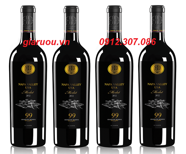 RƯỢU VANG MỸ NAPA VALLEY 99 MERLOT CHUYÊN LÀM QUÀ BIẾU TẾT GIÁ CỰC TỐT