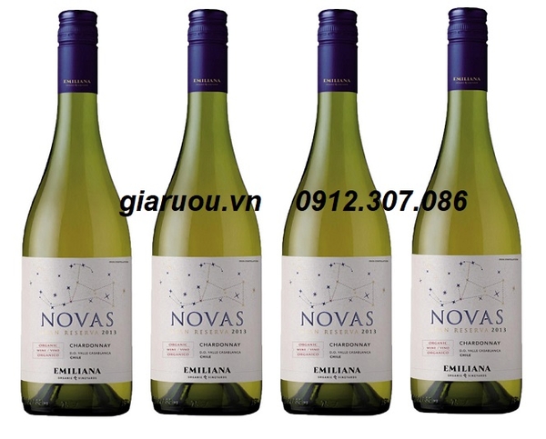PHÂN PHỐI VANG CHILE NOVAS GRAN RESERVA CHARDONNAY GIÁ RẺ NHẤT