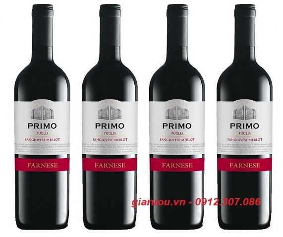 BÁN BUÔN VANG Ý FARNESE PRIMO SANGIOVESE MERLOT GIÁ ƯU ĐÃI NHẤT