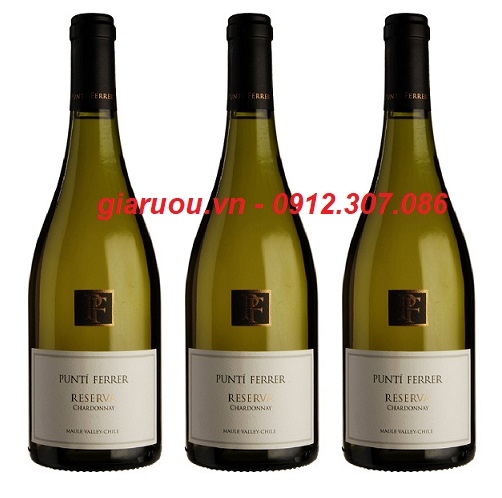 VANG CHILE PUNTI FERRER RESERVA CHARDONNAY GIÁ RẺ NHẤT