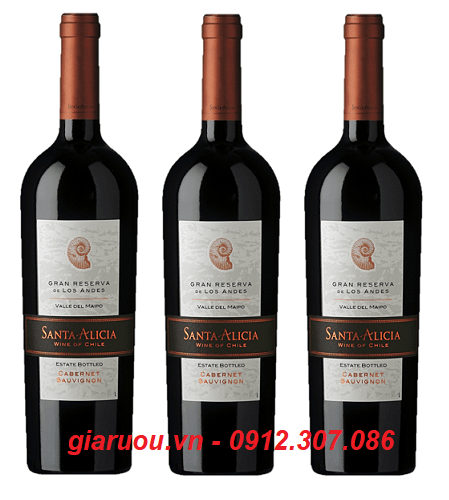 TỔNG ĐẠI LÝ VANG CHILE SANTA ALICIA GRAN RESERVA TẠI HÀ NỘI