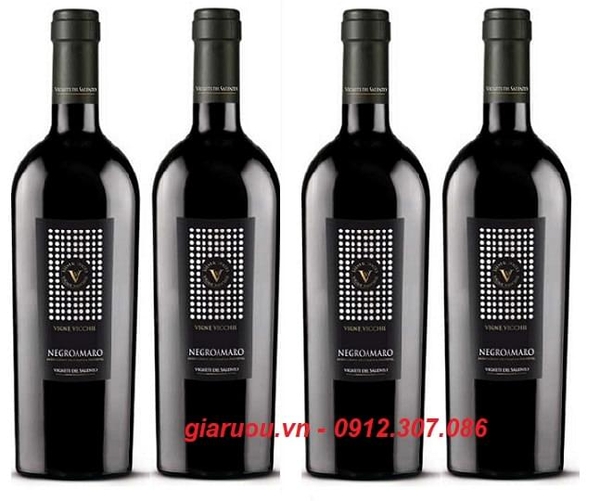 VANG Ý V VIGNE VECCHIE NEGROAMARO BÁN RẺ NHẤT