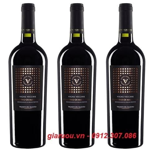 ĐỊA CHỈ BÁN VANG Ý V VIGNE VECCHIE PRIMITIVO DI MANDURIA