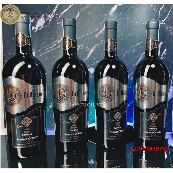 ĐỊA CHỈ BÁN VANG Ý 17 ĐỘ DI MAZIO PRIMITIVO PUGLIA GIÁ TỐT NHẤT