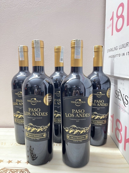 2 CHAI CHILE PASO LOS ANDES CHẤT LƯỢNG, GIÁ CỰC RẺ HIỆN NAY