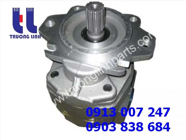 Bơm Thủy Lực Bánh Răng – Bơm Lái 705-52-31080 Xúc Lật Komatsu WA600-3 - Bơm Hai Tầng