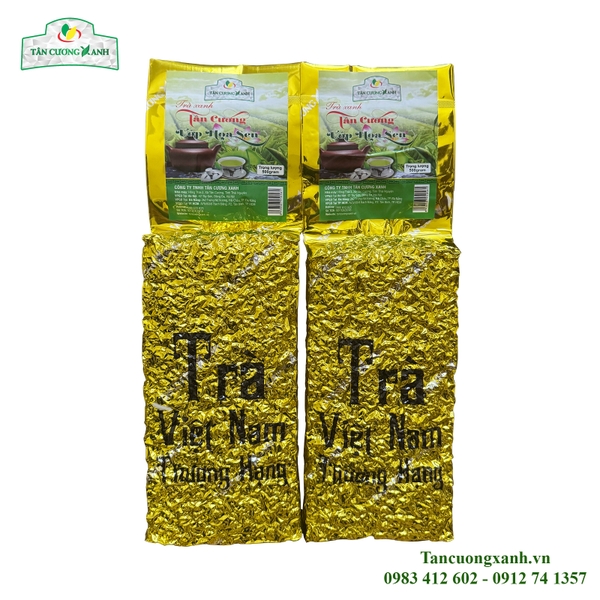 Trà Tân Cương Ướp Nhụy Sen Tây Hồ 500gram
