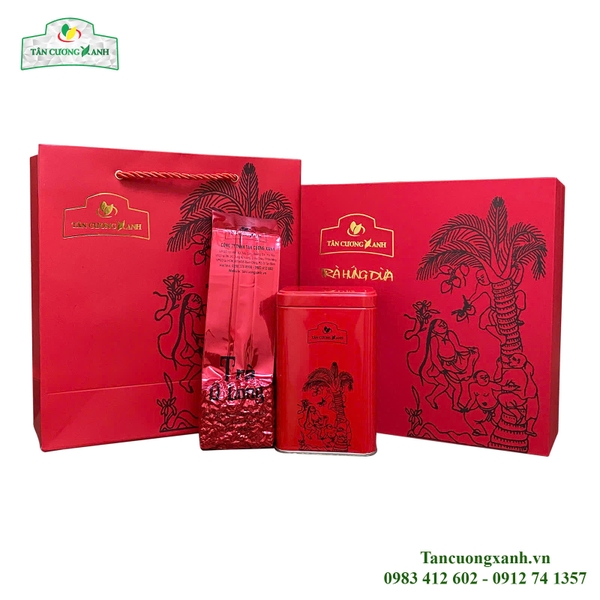 Bộ Trà Ô Long Hứng Dừa 400gram