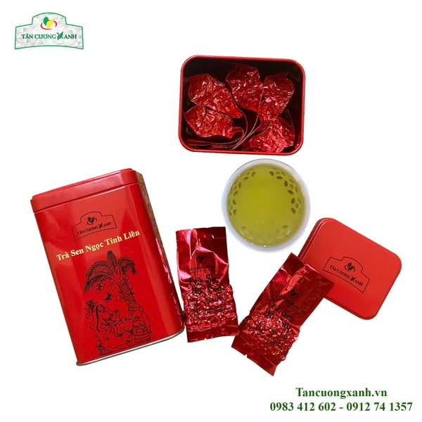 Trà Đinh Ướp Sen Ngọc Tỉnh Liên - Hộp 100gram