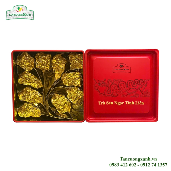 Trà Sen Ngọc Tỉnh Liên - Hộp Thiếc 100gram