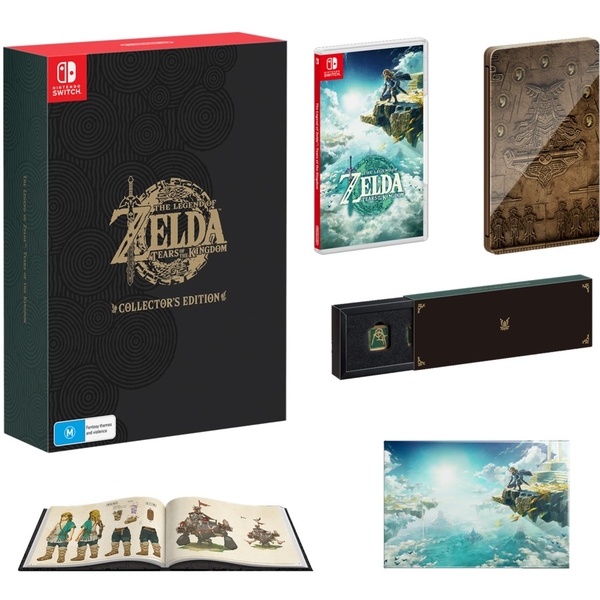 The Legend of Zelda Tears of the Kingdom Collectors Edition Nintendo ...