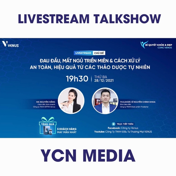 Livestream số thứ 2 cho công ty mỹ phẩm Venus