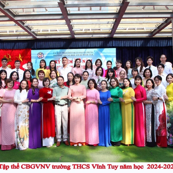 Chụp ảnh và dựng video clip cho trường THCS Vĩnh Tuy