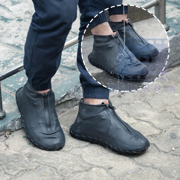 Chụp ảnh sản phẩm bao bọc giầy đi mưa ở Hà Nội