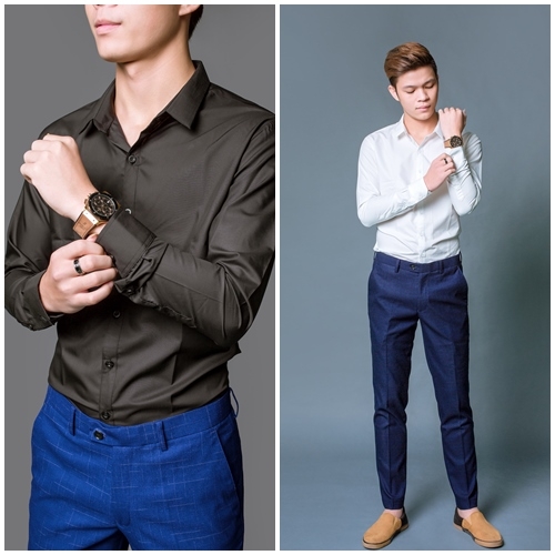 Chụp ảnh lookbook thời trang nam Rich Fashion trong studio Hà Nội