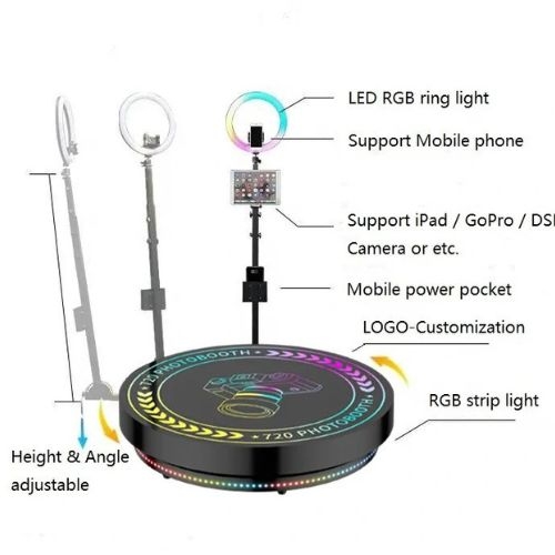 Cho thuê bục xoay 360° quay chụp check in sự kiện