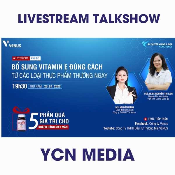 Livestream số thứ 4 công ty mỹ phẩm Venus