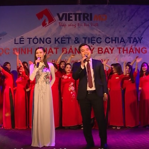 Quay sự kiện tổng kết du học sinh Nhật Bản - công ty Việt Trí - Hà Nội