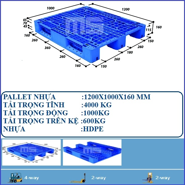 Pallet nhựa Tân Phú