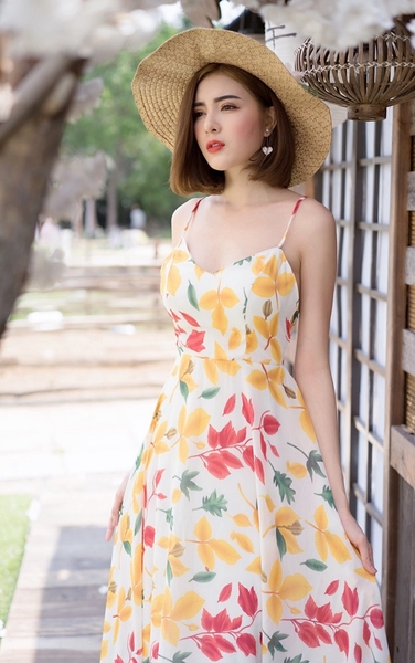 Cách chọn váy maxi cho nàng chân ngắn