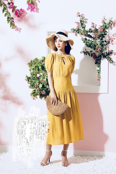 Cách chọn váy maxi cho nàng chân ngắn