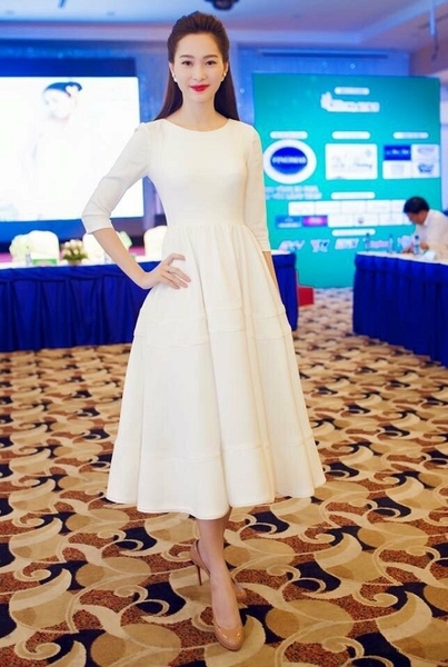 Lưu ý khi lựa chọn các mẫu váy đầm xòe dự tiệc cuối năm cho nàng béo