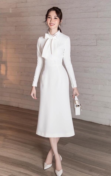 Top 4 tuyệt chiêu chọn đầm cho người vai ngang