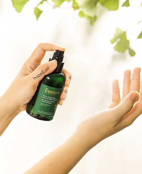 Nước rửa tay khô khuynh diệp & bạc hà Cocoon 140ml Nước rửa tay khô khuynh diệp & bạc hà Cocoon 140ml