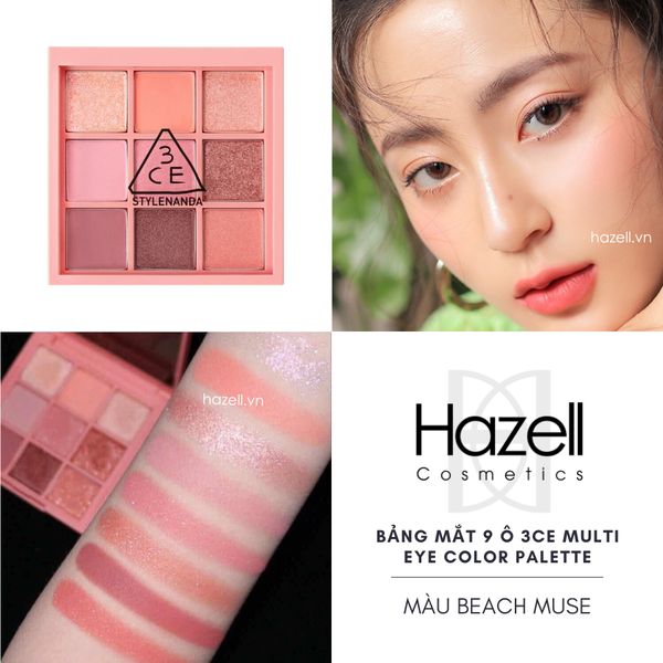 3CE Multi Eye Color Palette 8.1g #BEACH MUSE