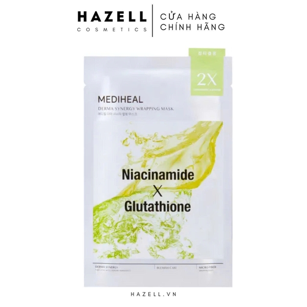 mediheal niacinamide and glutathione Mặt nạ Derma Synergy Wrapping Mask x GHK-Cu Dosage: Protocols & AOD9604:5mg Vial vegan skincare serum Featuring an ultra