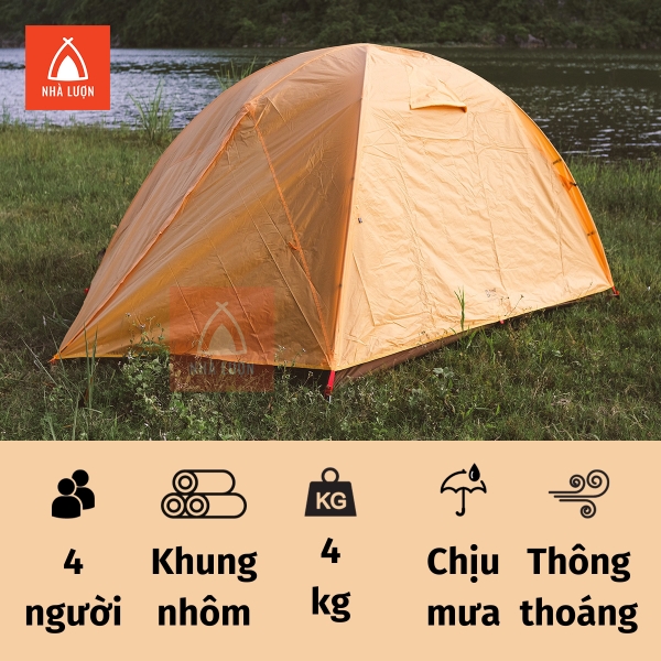 Lều cắm trại 4 người D-Tent Ultraligh Compo 4P