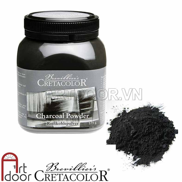 Than bột CRETACOLOR Charcoal hũ lớn (175g)