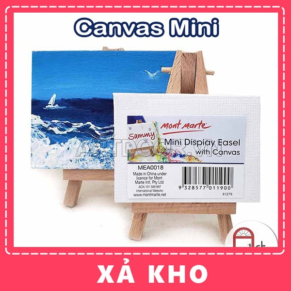 Canvas vẽ tranh MONT MARTE Mini siu nhỏ xinh - [xả kho]