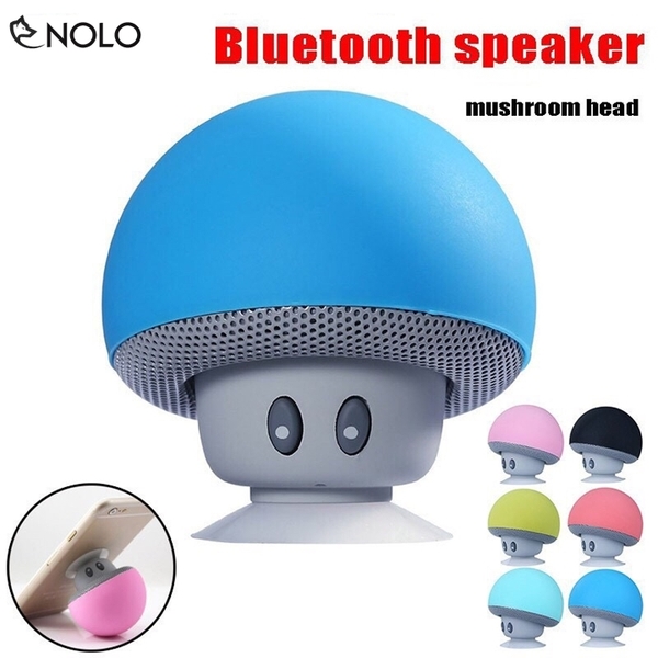 Loa Bluetooth Không Dây V2.1 EDR Đầu Nấm Công Suất 3W Có Đế Hít Chân Không