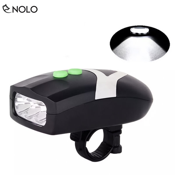 Đèn Chiếu Sáng Xe Đạp Model RC2560 Có Còi Báo Động Độ Sáng 20 Lumens Độ Lớn Tiếng Còi 80db Dùng Nguồn 3 Viên Pin AAA