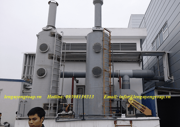 Hệ thống xử lý khí thải công ty ITM - Vsip Bắc Ninh