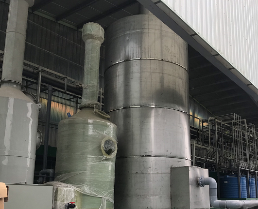 Cung cấp, lắp đặt hệ thống xử lý khí thải - nhà máy xử lý chất thải nguy hại - Công ty cổ phần môi trường Thuận Thành