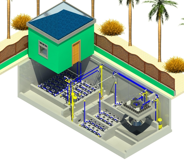 Hệ thống xử lý nước thải khu dân cư số 2 - thị trấn Hương Sơn, H.Phú Bình, T.Thái Nguyên