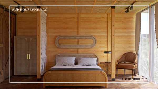 Phòng ngủ nhà gỗ đẹp