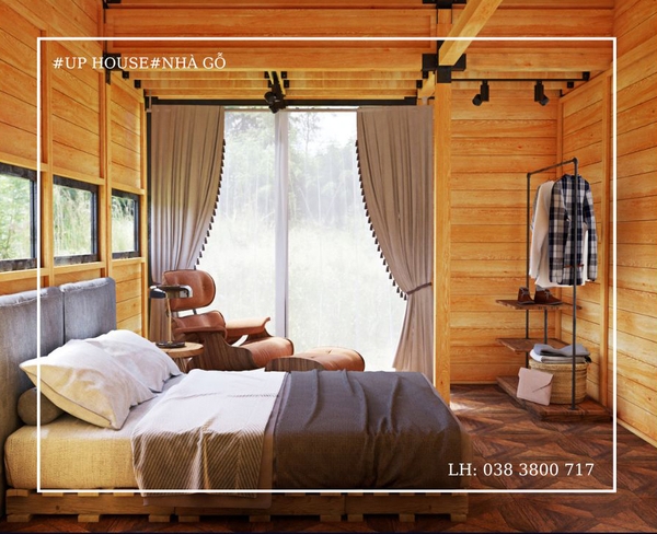 Nội thất nhà gỗ lắp ghép