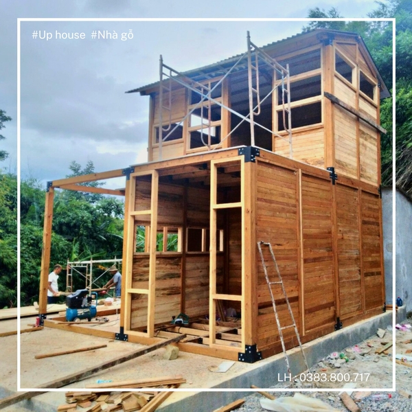 Thời gian thi công nhà gỗ lắp ghép