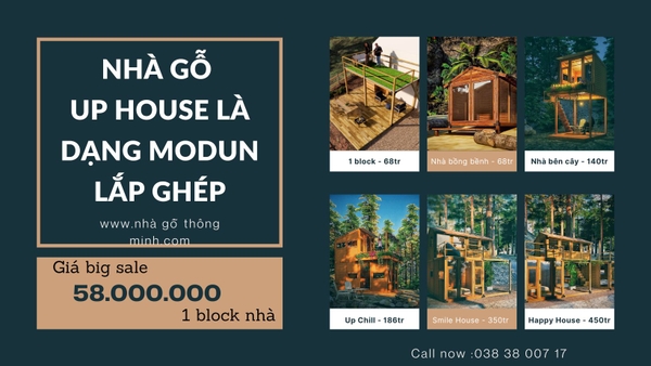 nhà gỗ Up House