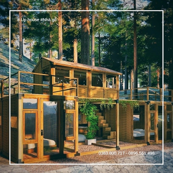 Nhà gỗ lắp ghép thông minh
